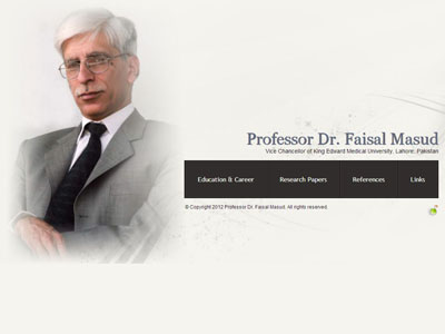Professor Dr. Faisal Masud